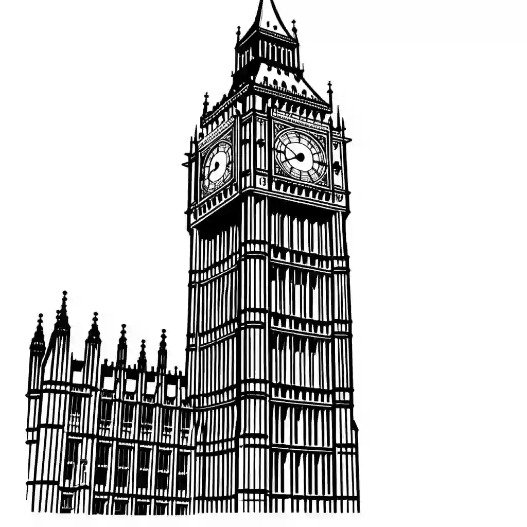 Big Ben coloring pages